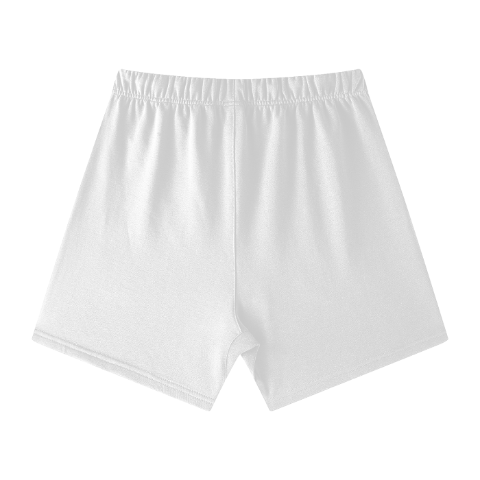 WHITE BLANK SHORTS