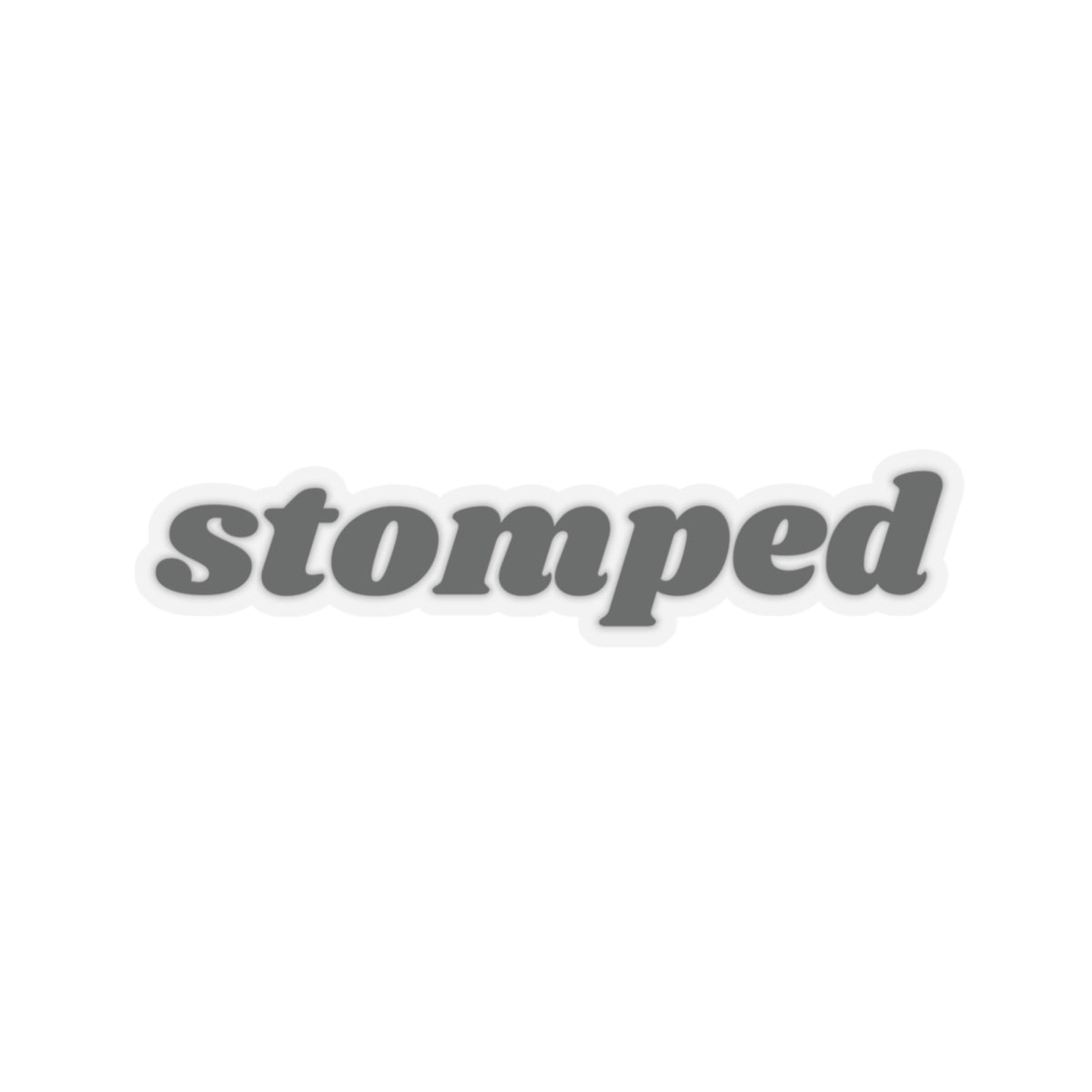 STOMPED STICKER