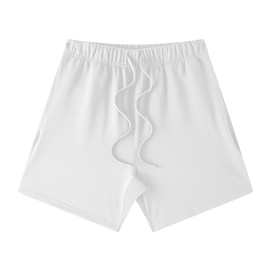 WHITE BLANK SHORTS