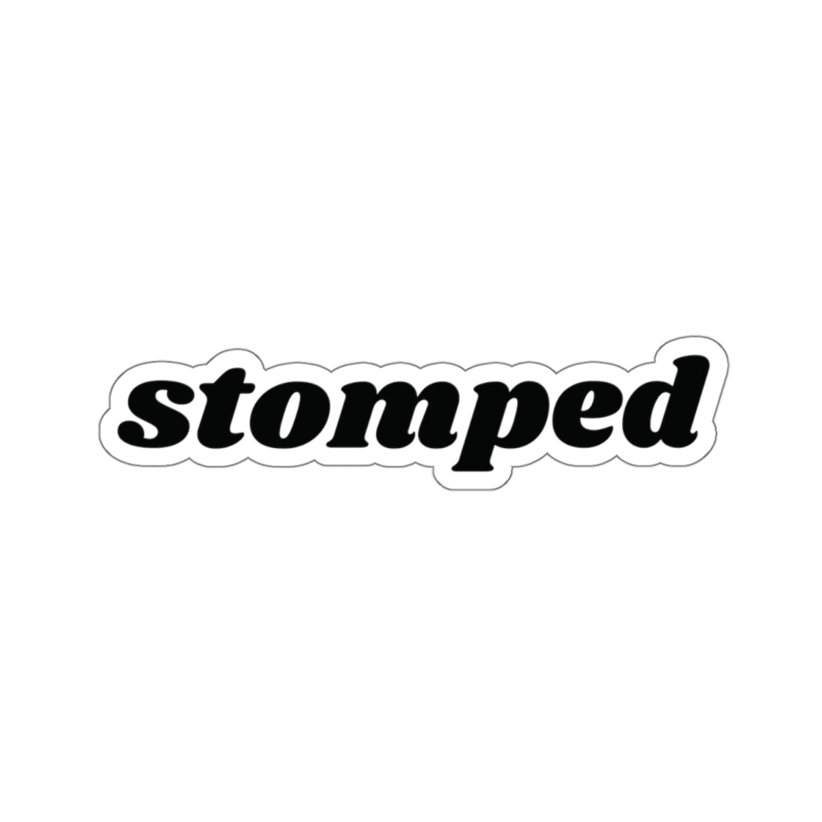 STOMPED STICKER